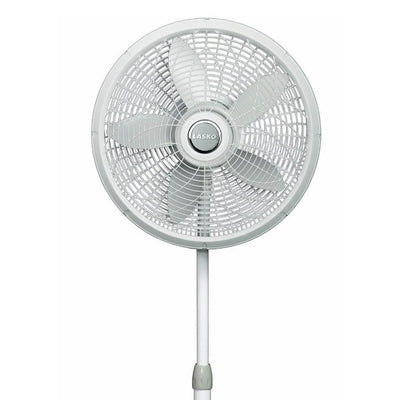 Lasko 18 Inch Elegance Performance Oscillating Standing Pedestal Fan (2 Pack)