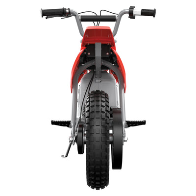 MX400 Dirt Rocket 24V Electric Toy Motocross Motorcycle Dirt Bike, Red (Used) - VMInnovations