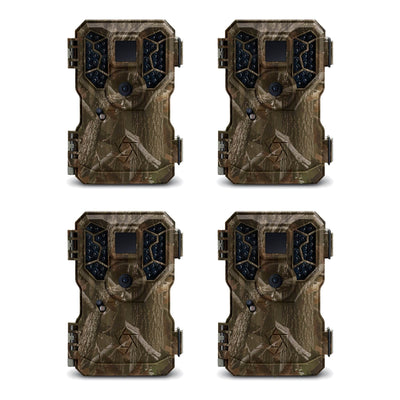 Stealth Cam 8MP No Glo IR Infrared Game Trail Hunting Cameras (4 Pack) | PX36NG