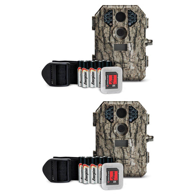 Stealth Cam 7MP Infrared Scouting Game Trail Camera w/ SD Card (2 Pack) | P18CMO