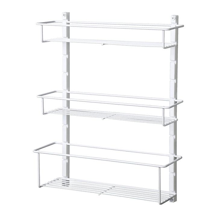 ClosetMaid 3 Shelf Spice Rack Organizer for Cabinet/Wall Mount, White (Used)