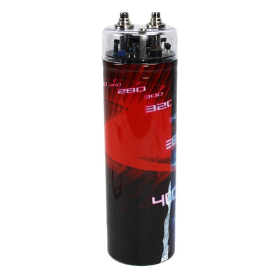 Boss Audio 2 Farad 20V Digital Voltage Car Audio Power Capacitor, LED (4 Pack)