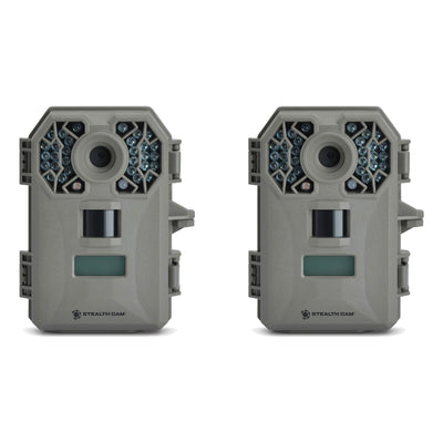 Stealth Cam 8MP Infrared Hunting Scouting Game Trail Cameras (2 Pack) | G30