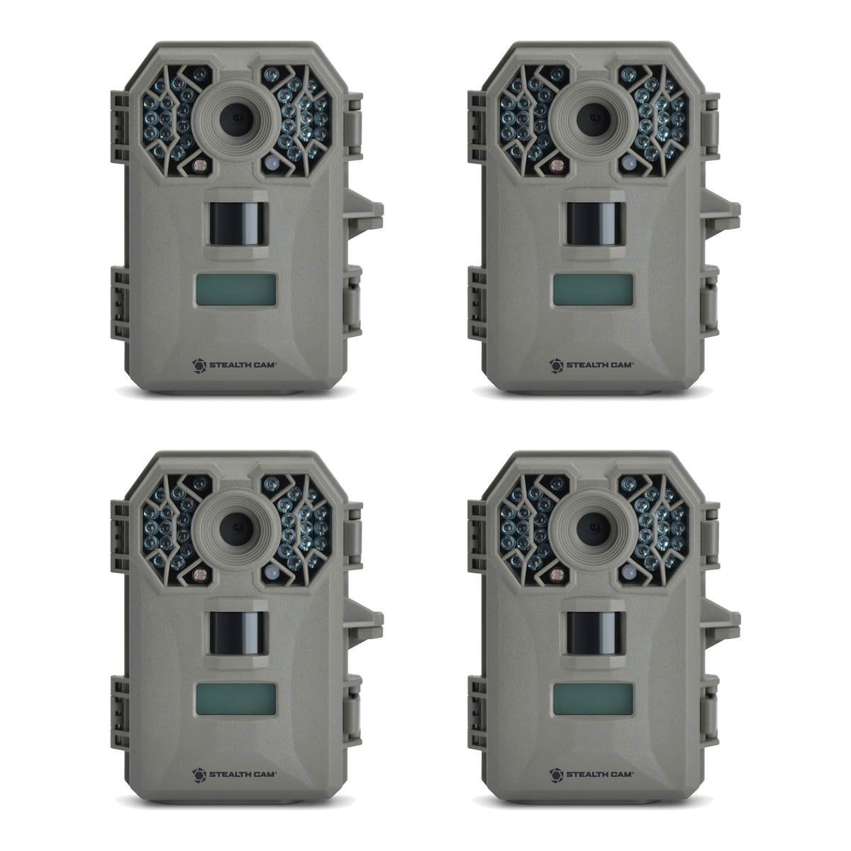 Stealth Cam 8MP Infrared Hunting Scouting Game Trail Cameras (4 Pack) | G30