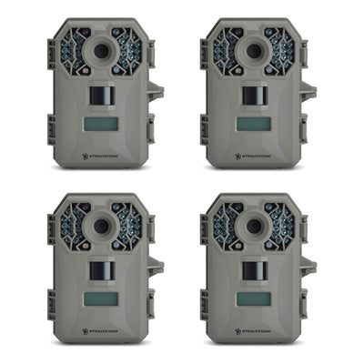 Stealth Cam 8MP Infrared Hunting Scouting Game Trail Cameras (4 Pack) | G30