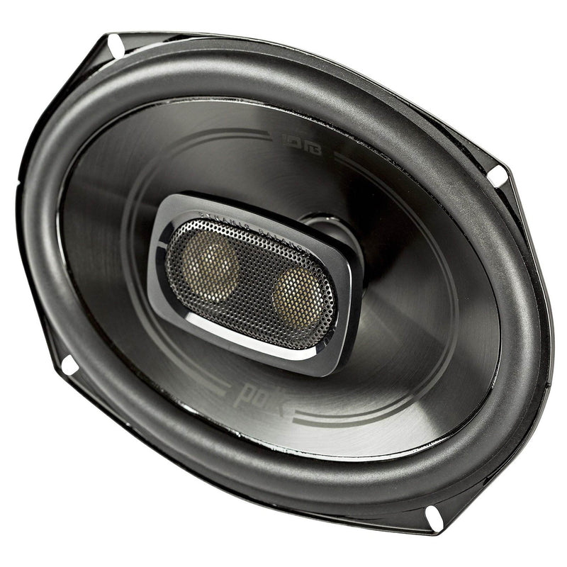 Polk 6x9 Inch 450W 3 Way Marine Speakers + Renegade 6.5" 200W 3-Way Car Speakers