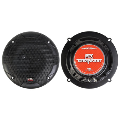 Polk 6x9 Inch 450W Marine Speakers + MTX Terminator 653 6.5" 90W Car Speakers