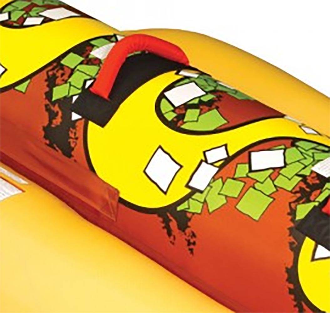 Sportsstuff Hot Dog 3 Person Inflatable Boat Lake Water Towable Tube (Open Box) - VMInnovations