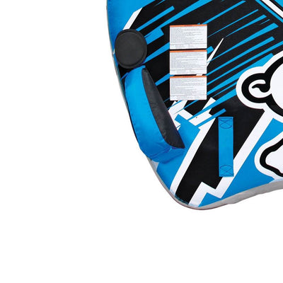 Airhead G-Force 2 Double Rider Inflatable Towable Tube, Blue AHGF-2 (For Parts)