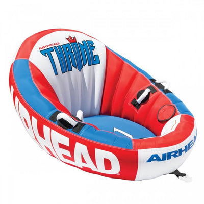 Airhead Inflatable Throne 1 Rider Sofa Design Lounging Lake Towable (Open Box)