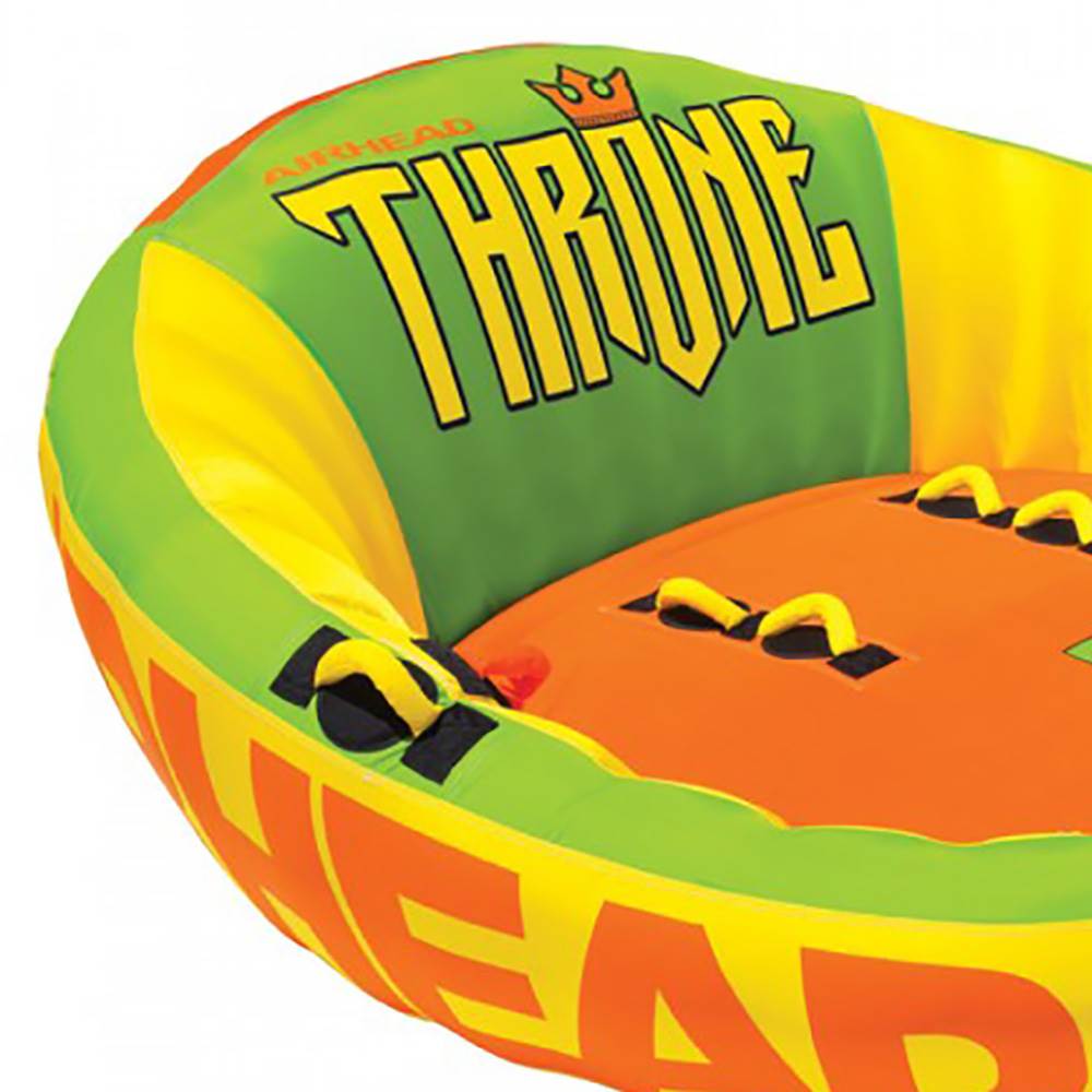 Airhead Inflatable Throne 3 Rider Sofa Design Lounging Lake Towable (Open Box)