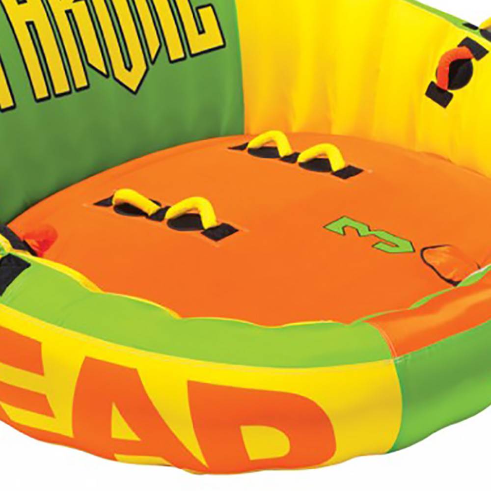 Airhead Inflatable Throne 3 Rider Sofa Design Lounging Lake Towable (Open Box)