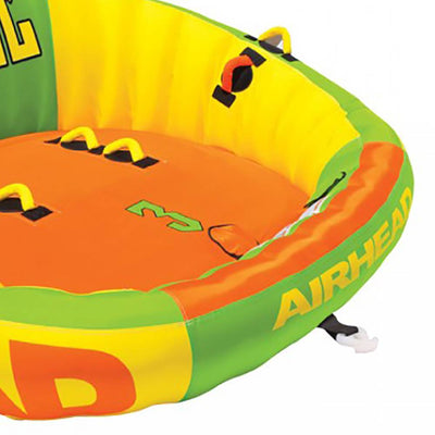 Airhead Inflatable Throne 3 Rider Sofa Design Lounging Lake Towable (Open Box)