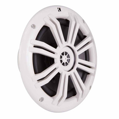 Kicker 6.5 Inch 150W Marine Speakers (2 Pack) & 3.5 Inch Bluetooth Boat Receiver
