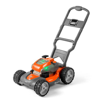 Husqvarna Battery-Powered Toy Lawn Mower and Battery Operated Toy Hedge Trimmer