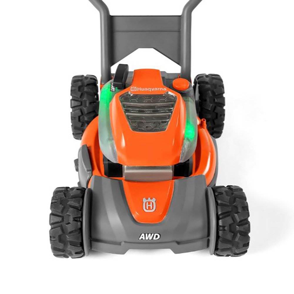 Husqvarna Kids Toddler Toy Battery Lawn Leaf Blower, Lawn Mower & Trimmer (2)