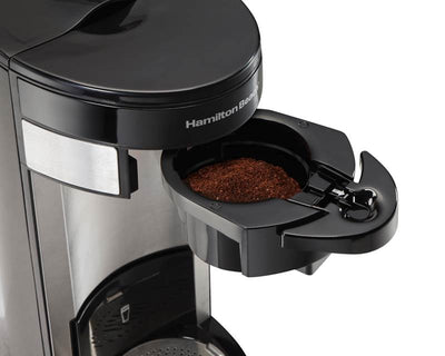 Hamilton Beach FlexBrew Grounds and Pods Coffee Maker + 2-Slice Digital Toaster