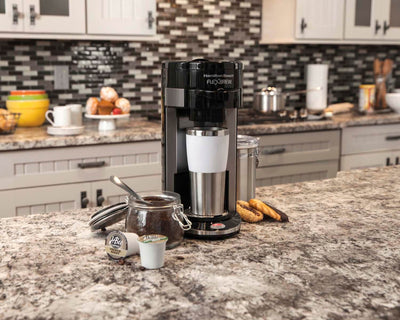 Hamilton Beach FlexBrew Grounds and Pods Coffee Maker + 2-Slice Digital Toaster