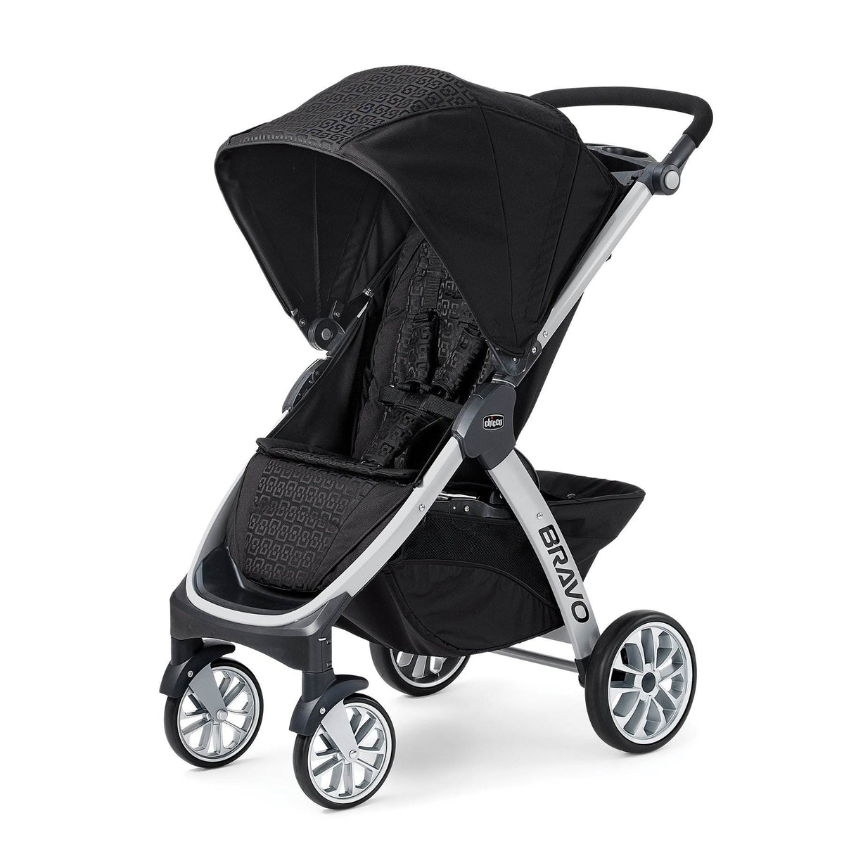 Chicco Bravo Trio Removable Seat Quick-Fold Stroller System, Ombra | Open Box