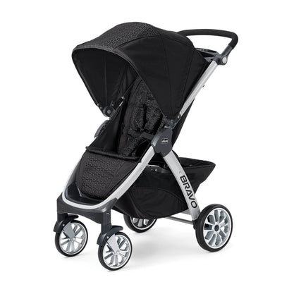 Chicco Bravo Trio Removable Seat Quick-Fold Stroller System, Ombra | Open Box