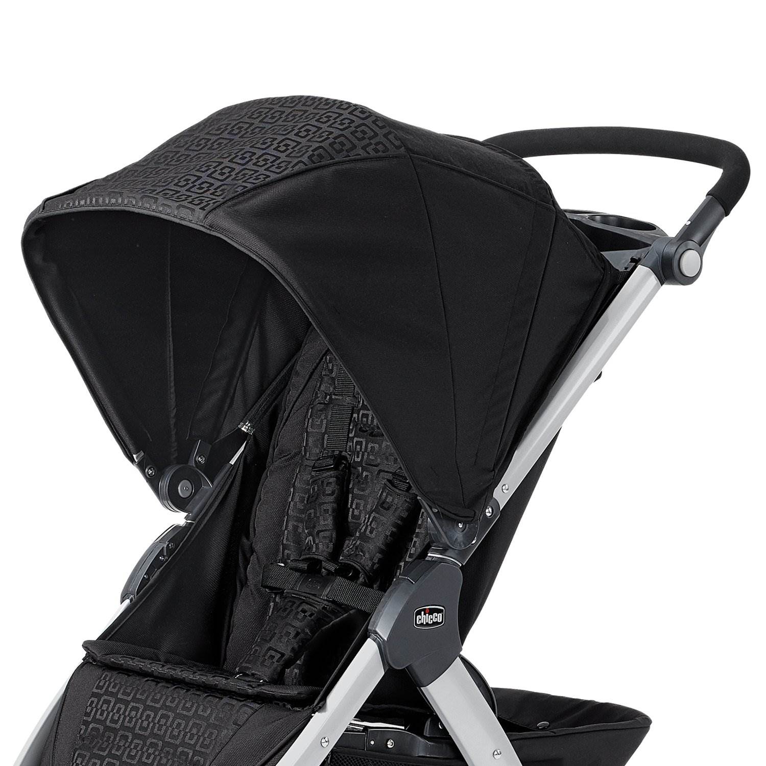 Chicco Bravo Trio Removable Seat Quick-Fold Stroller System, Ombra | Open Box