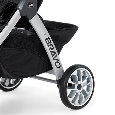 Chicco Bravo Trio Removable Seat Quick-Fold Stroller System, Ombra | Open Box