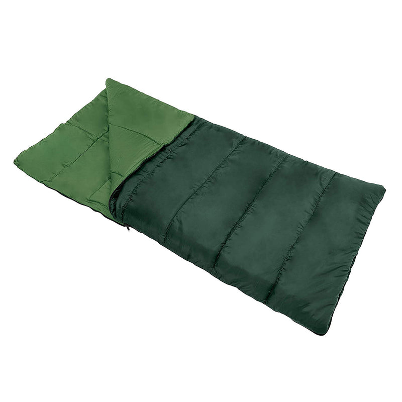 Wenzel Cascade 40 to 50 Degree Fahrenheit Camping Sleeping Bag Green (Open Box)