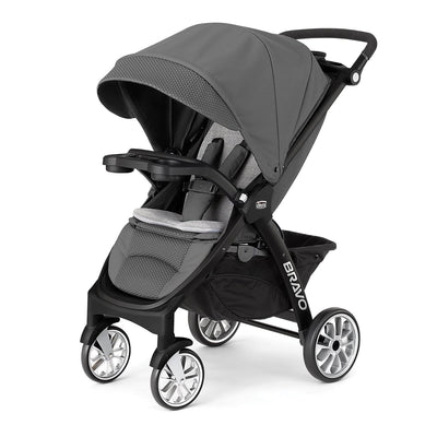 Chicco 3-in-1 Removable Seat Quick-Fold Multi-Position Bravo Stroller (Open Box)