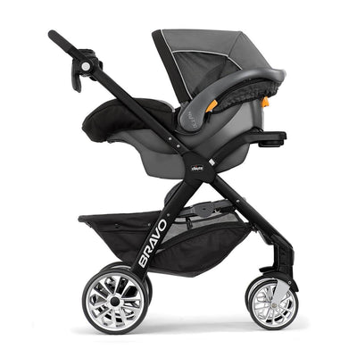 Chicco 3-in-1 Removable Seat Quick-Fold Multi-Position Bravo Stroller (Open Box)