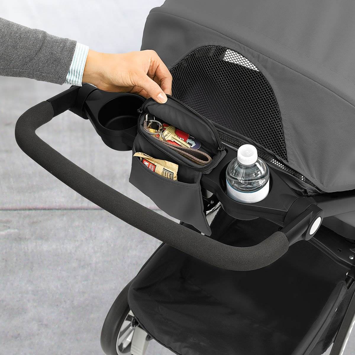 Chicco 3-in-1 Removable Seat Quick-Fold Multi-Position Bravo Stroller (Open Box)