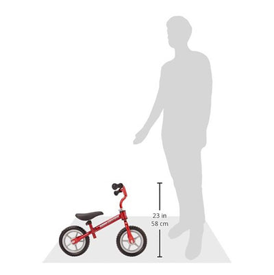 Chicco Red Bullet Balance Kids Training Bike with Adjustable Seat (Open Box)