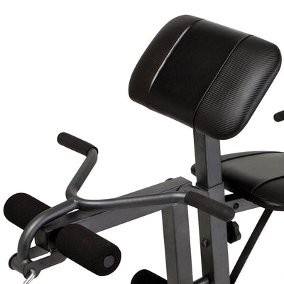 Marcy Diamond Elite Classic Multipurpose Home Gym Workout Weight Bench | MD389