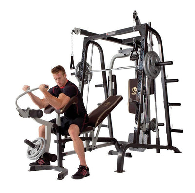 Marcy Deluxe Diamond Elite Smith Cage Workout Machine Total Body Gym | MD-9010G - VMInnovations