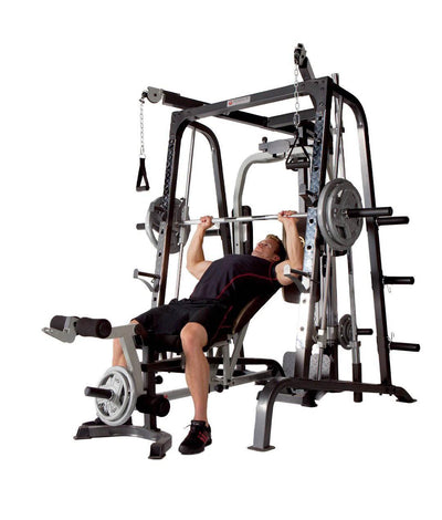 Marcy Deluxe Diamond Elite Smith Cage Workout Machine Total Body Gym | MD-9010G - VMInnovations