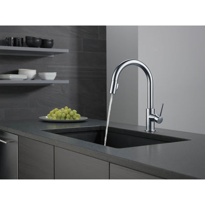 Delta Single Handle Prep Sink Faucet, Arctic Stainless 9159-AR-DST (Used)
