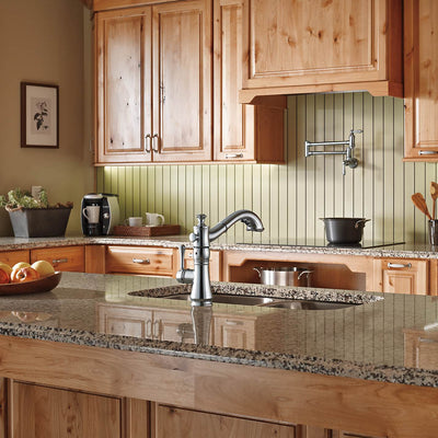 Delta Faucets Single Handle Pull-Out Kitchen Faucet, Arctic Stainless (Used)