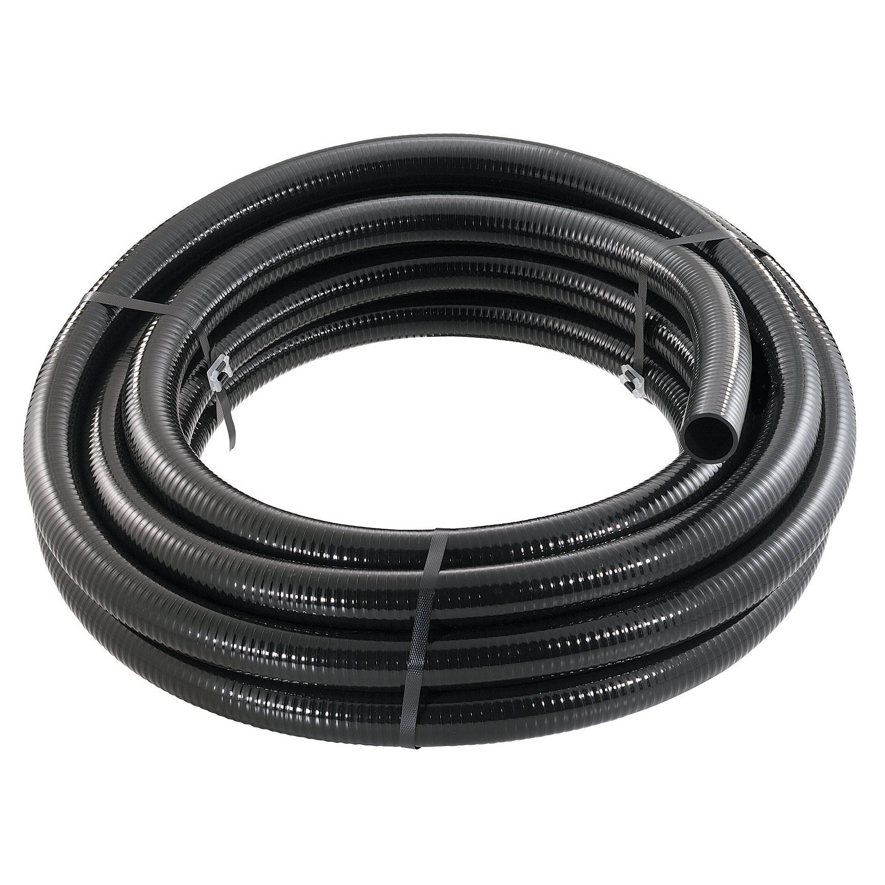 Little Giant 1.5 Inch by 50 Feet T-1-1/2-50-BFPVC Flex PVC Tubing, Black (Used)