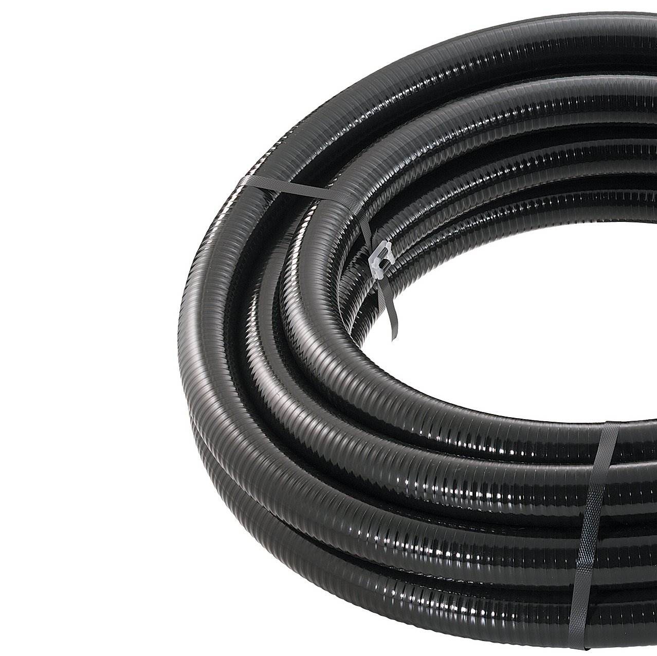 Little Giant 1.5 Inch by 50 Feet T-1-1/2-50-BFPVC Flex PVC Tubing, Black (Used)
