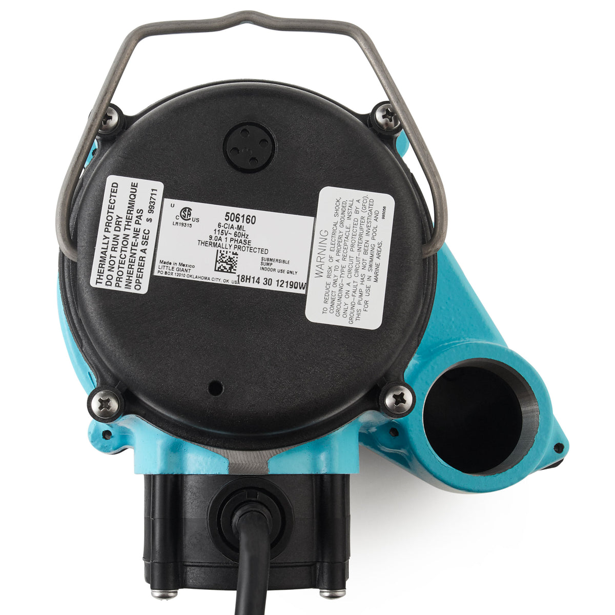 Little Giant 6-CIA-ML 115 Volt 1/3 Horsepower Submersible Sump Pump (Open Box)