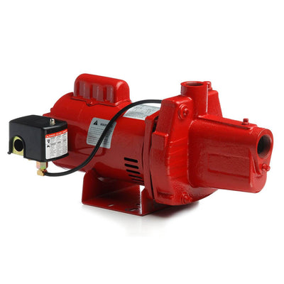 Red Lion RJS-100-PREM 1HP Thermoplastic Shallow Well Jet Pump 602208 (Used)