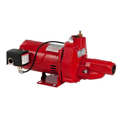 Red Lion 602038 RJC-100 1HP Cast Iron Convertible Jet Pump with Injector Kit