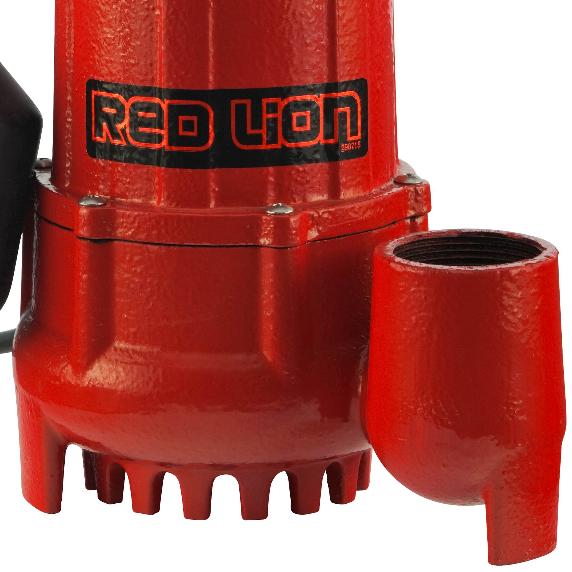 Red Lion 1/2 HP 4300 GPH Cast Iron Sump Pump, Tethered Float Switch (For Parts)