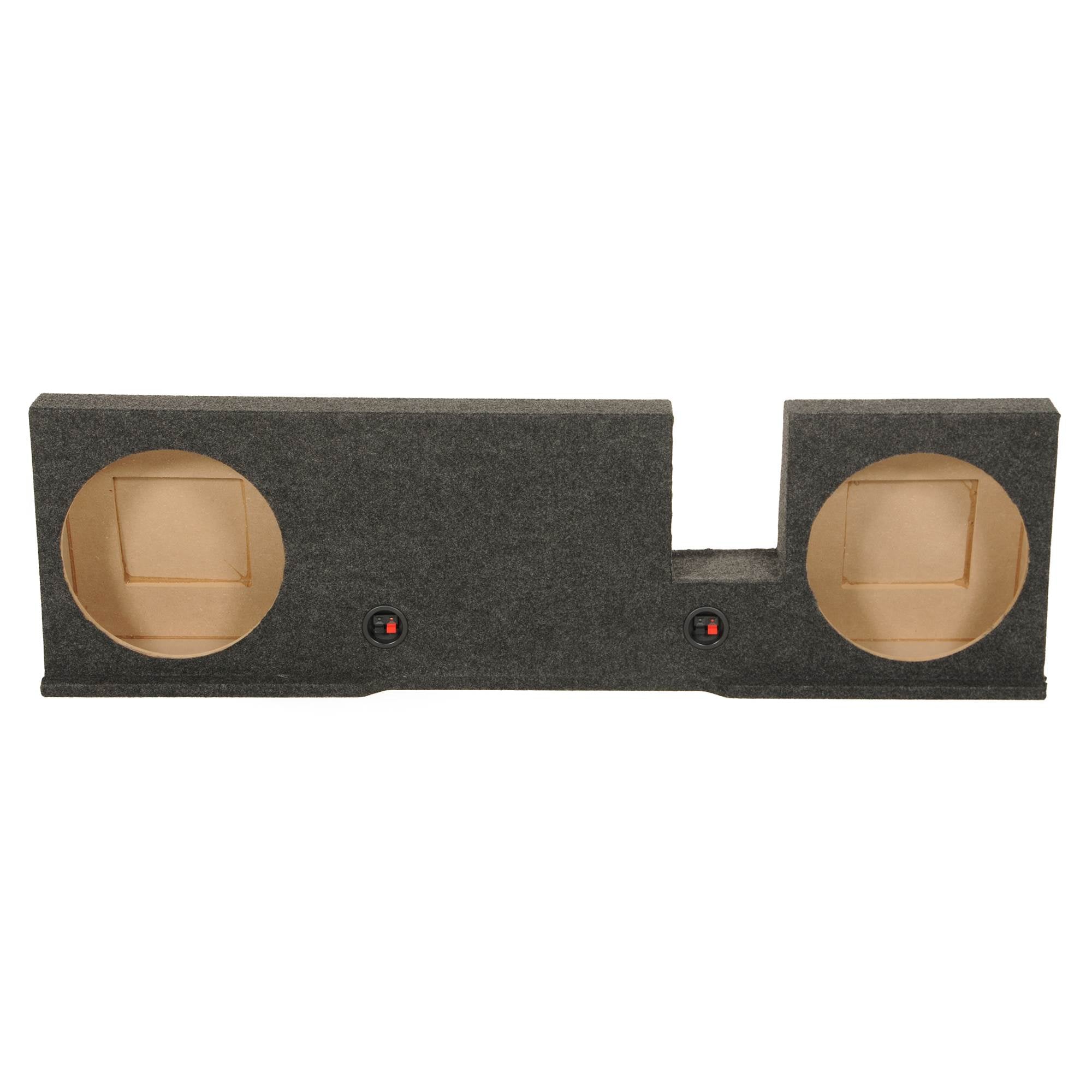 QPower Dual 12" Subwoofer Enclosure, Sub Box for Ford F-150 SuperCrew 2004-2008