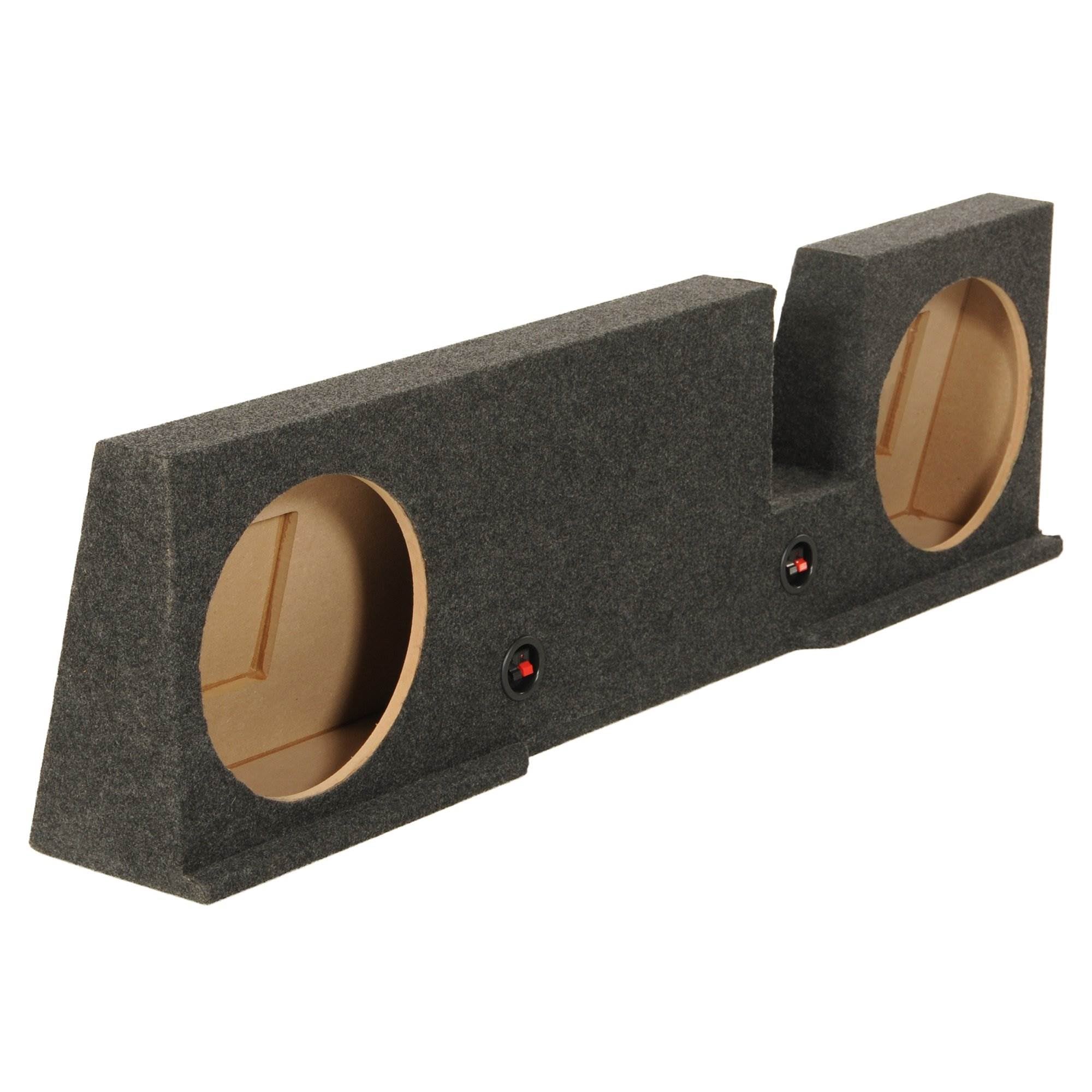 QPower Dual 12" Subwoofer Enclosure, Sub Box for Ford F-150 SuperCrew 2004-2008