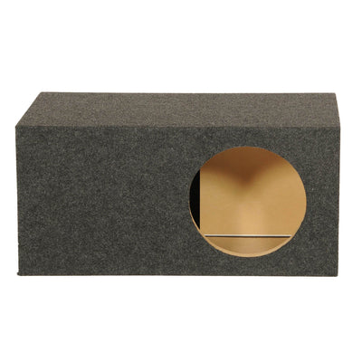 Q Power Single 12 Inch XL Heavy-Duty Side Ported Subwoofer Enclosure (Open Box)