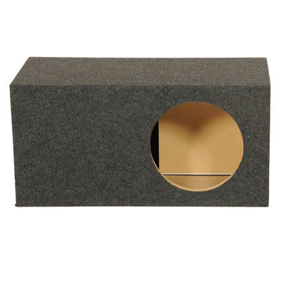 Q Power Single 12 Inch SPL XL Heavy-Duty Side Ported Subwoofer Enclosure (Used)