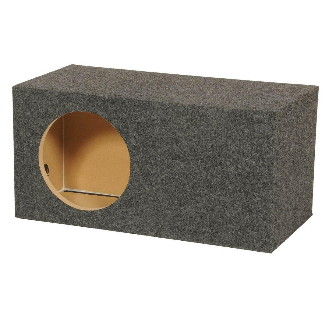 Q Power Single 12 Inch XL Heavy-Duty Side Ported Subwoofer Enclosure (Open Box)