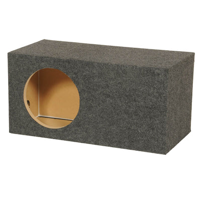 QPower HD112VL Single 12 Inch SPL XL Heavy-Duty Side Ported Subwoofer Enclosure