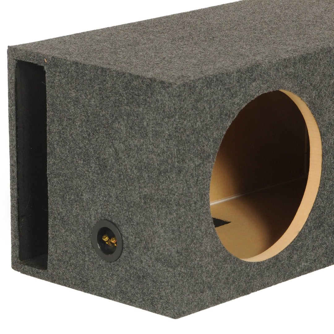 Q Power Single 12 Inch XL Heavy-Duty Side Ported Subwoofer Enclosure (Open Box)