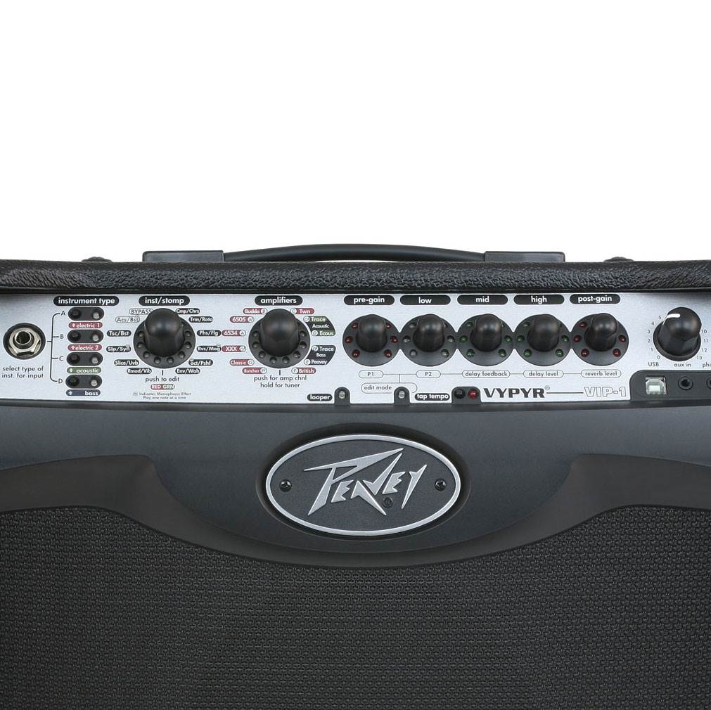 Peavey Vypyr VIP 1 Variable Guitar Bass Modeling 20 Watts Effects Amplifier Amp